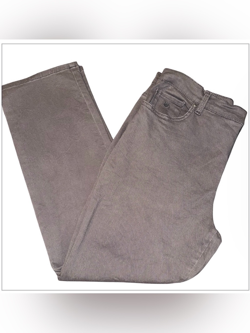 Gloria Vanderbilt Amanda Gray Jeans Women’s Size 12P Classic Fit Mid Rise Denim